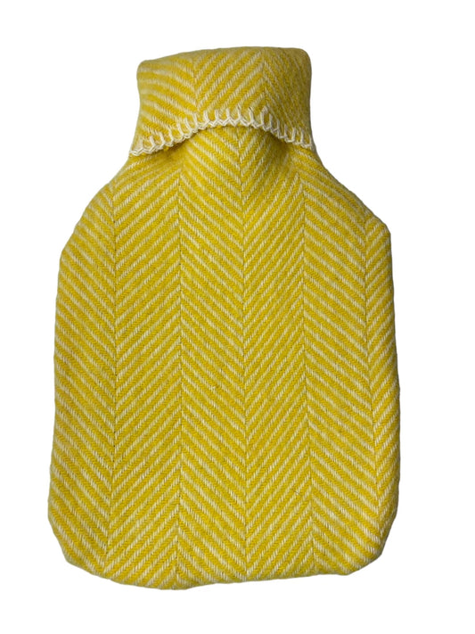 Yellow Wool Hot Water Bottle