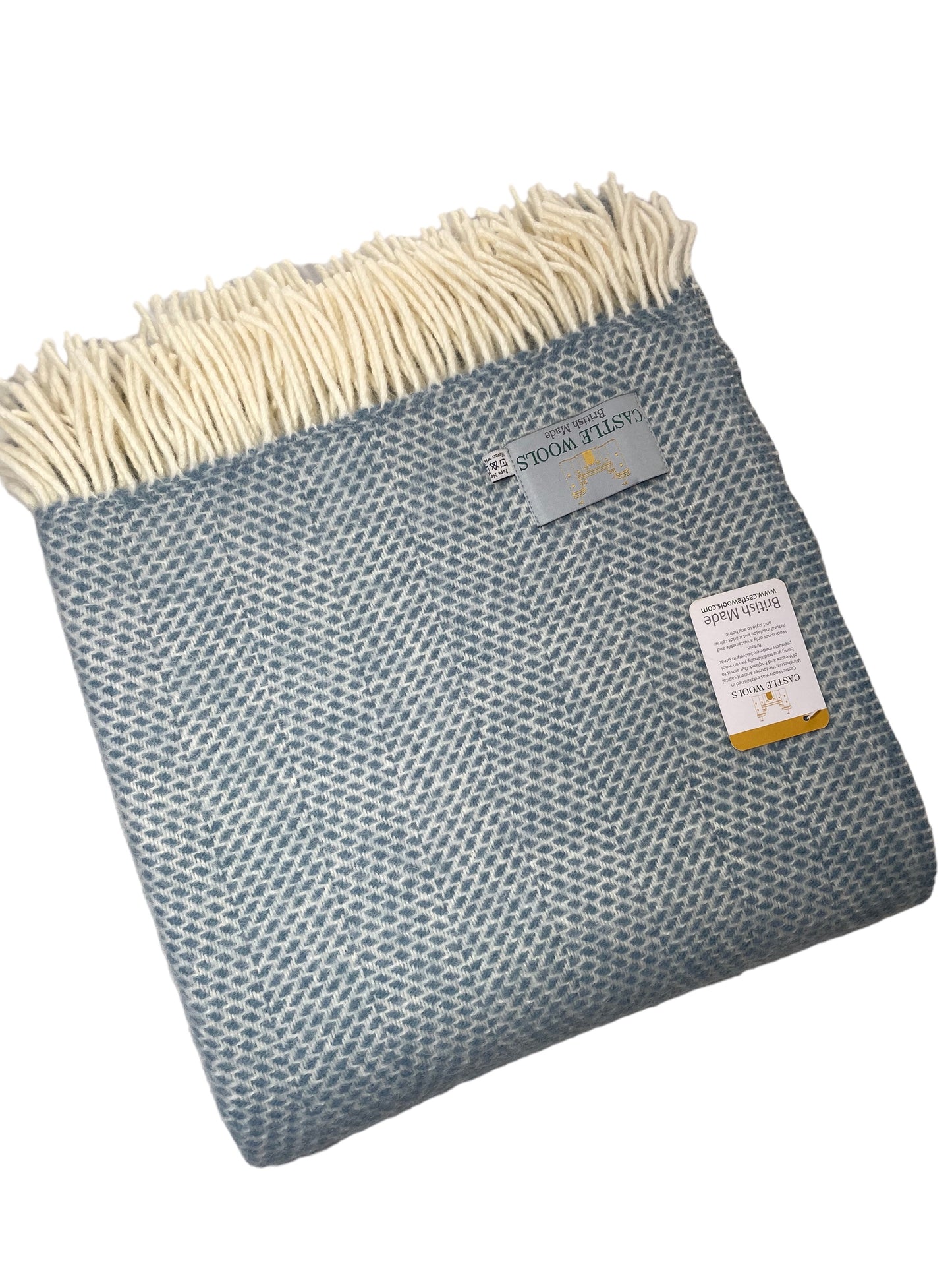 Sea Green Wool Throw