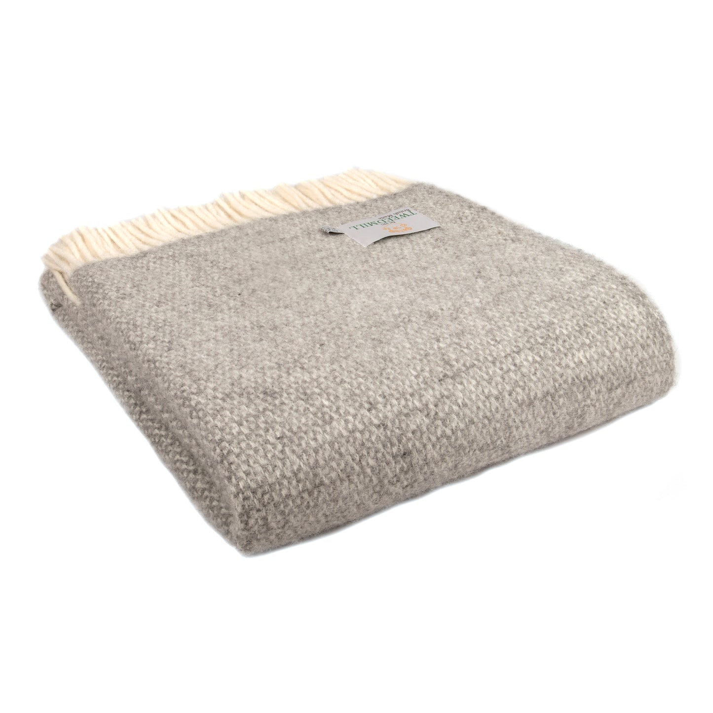 Light Grey Wool Throw